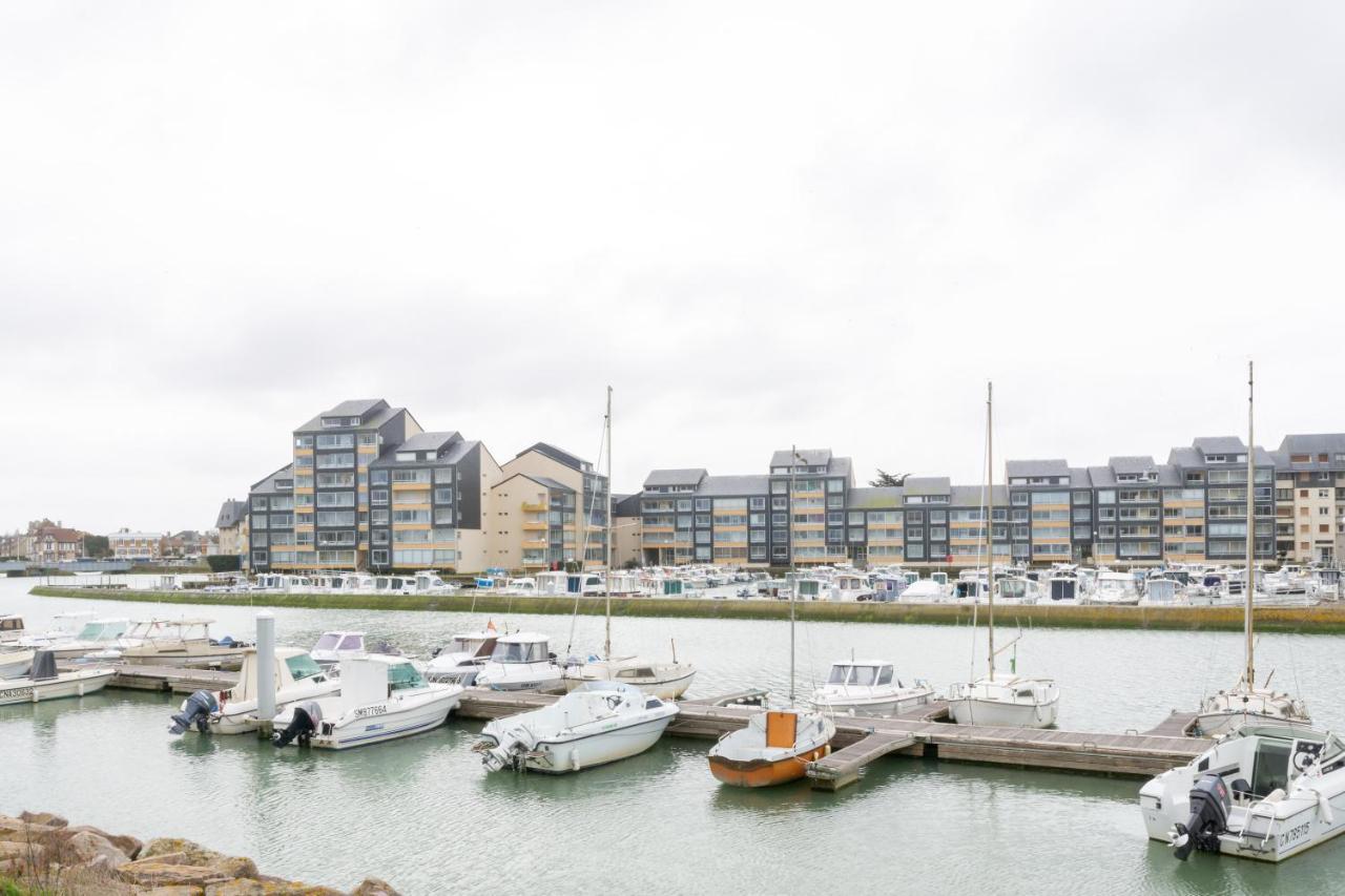 Le Greement - Appt Vue Sur Le Port Apartment Courseulles-sur-Mer Exterior foto