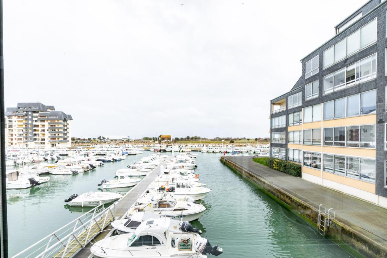 Le Greement - Appt Vue Sur Le Port Apartment Courseulles-sur-Mer Exterior foto